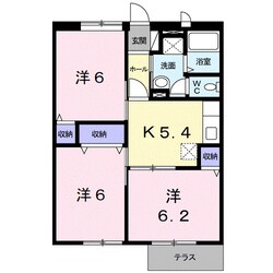 紀ノ川駅 徒歩12分 1階の物件間取画像